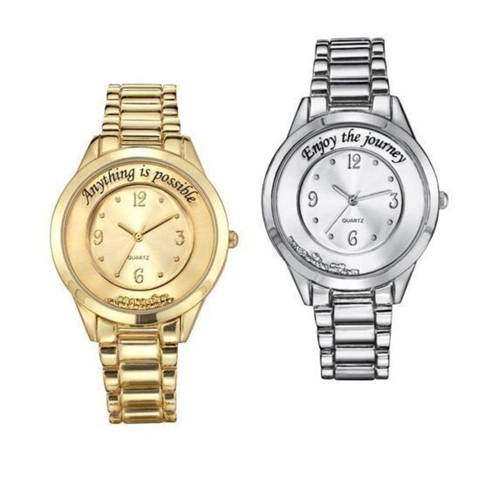 AVON "Shaky Inspirational Quote Watch" (Anything Is Possible) ~ NEW!!!
